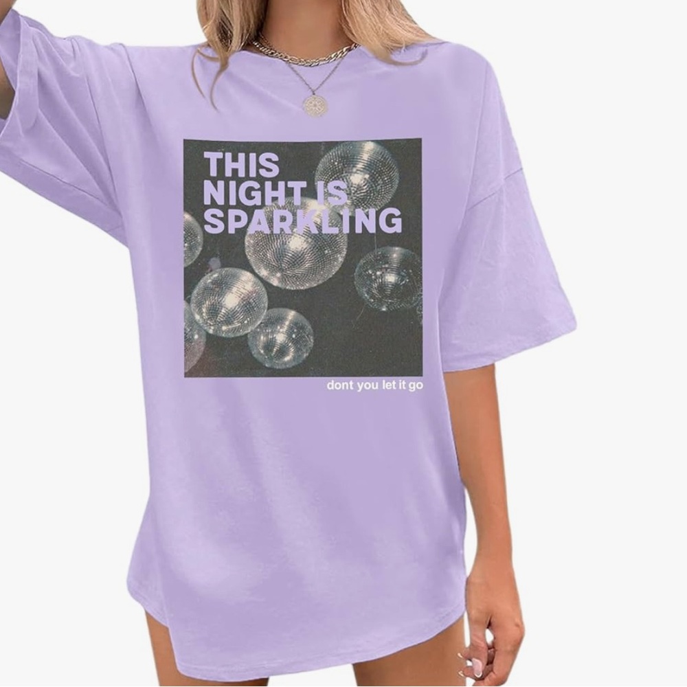 Lavender Taylor Swift Graphic Tee